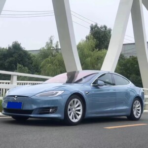 Covering Bleu Brume Haute Brillance 1,52M x 18M