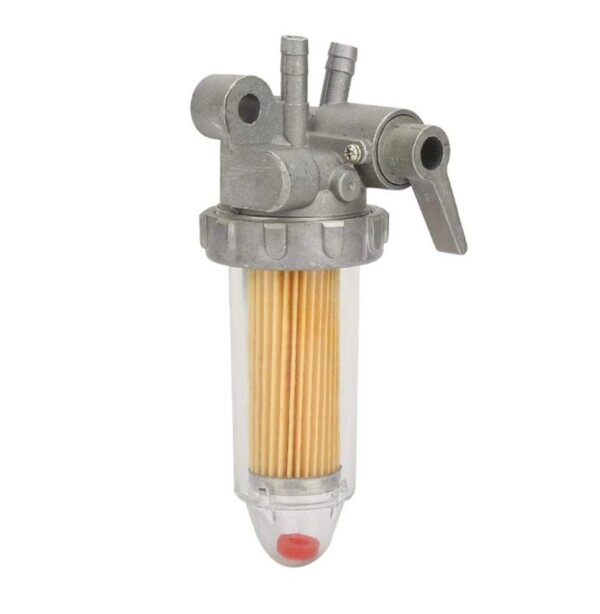 Filtro de gasolina + grifo de gasolina 8mm para motos, coches antiguos, maquinaria agrícola