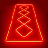 Lampada a soffitto a LED 4 quadrati + rettangolo 3M x 1M 196W Rosso Detailing Barber Garage