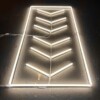 Rechteckige Led-Deckenlampe + 6 Pfeile 2.4M x 1.2M 170W Warmgelb 3000K Detailing Barber Garage Gym – Bild 3