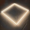 Quadratische Led-Deckenlampe 1,2M x 1,2M 64W Warmgelb 3000K detailing garage barber gym – Bild 2