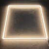 Quadratische Led-Deckenlampe 1,2M x 1,2M 64W Warmgelb 3000K detailing garage barber gym