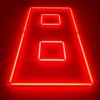 Lampe led de plafond 2 carrés + contour 2.4M x 1.2M 120W Rouge Detailing Barber Garage Gym