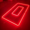 LED-Deckenlampe rechteckig doppelt 2.4M x 1.2M 145W rot detailing garage barber gym – Bild 2