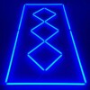 Led-Deckenlampe 3 Quadrate in einer Reihe + Rechteck 2.5M x 1M 160W Blau Detailing Barber Garage Gym – Bild 4