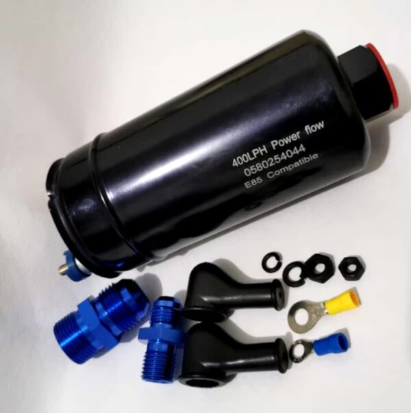 Bomba de combustible externa de alta presión, 400 l/h Etanol E85 tipo 044 compatible, AEM de alta presión