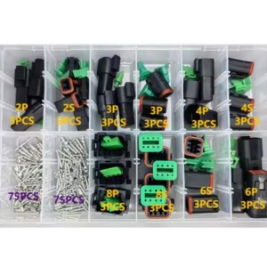 Mallette de connecteurs Deutsch DT noirs 218 pièces