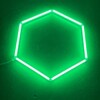 Lampada LED 1 esagono soffitto a nido d'ape diametro 1M 36W Verde Detailing Garage Barber Gym - immagine 3