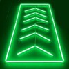 Lampada da soffitto LED rettangolare + 6 frecce 2,4M x 1,2M 170W Verde Detailing Barber Garage Gym