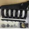 Collecteur d'admission en aluminium pour BMW M50 turbo + rampe d'injecteurs + papillon moteur 90mm kit complet Noir – Image 8