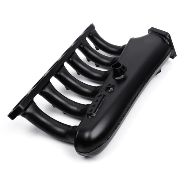 Collecteur d'admission en aluminium pour BMW M50 turbo + rampe d'injecteurs + papillon moteur 90mm kit complet Noir – Image 5