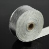 Cinta de aislamiento térmico de escape de 50 mm x 15 m con revestimiento de aluminio (+6 collares de acero inoxidable) - Imagen 2