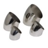 Gomito sottile in acciaio inox, spessore 1,2 mm, per la produzione di scarichi ad angolo di 45°, diametro da 51 a 89 mm