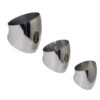 Gomito sottile in acciaio inox, spessore 1,2 mm, per la produzione di scarichi ad angolo di 45°, diametro da 51 a 89 mm - immagine 2