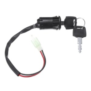 Interrupteur de contact à clé 12 volts pré câblé pour moto, Quad, buggy