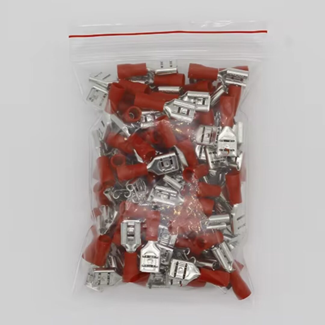 Flat electrical terminal FDD2-250 female 6.3mm 100pcs