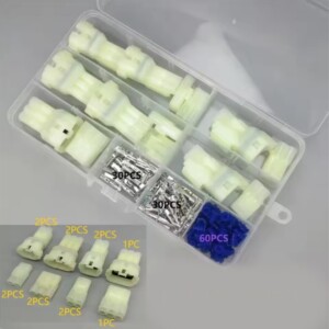 Mallette de connecteurs électriques Sumimoto 2 à 6 voies 12 volts pour motos japonaises Honda, Yamaha, Kawasaki 134 pièces