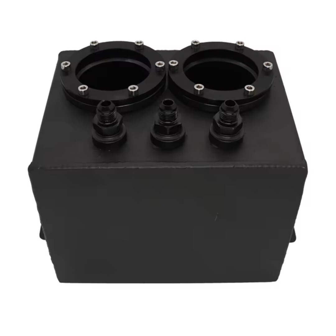 Boite tampon en aluminium 3L double pompe à essence type 044, AEM 60mm, raccords Dash 6 – Image 7