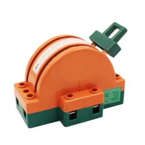 Interrupteur inverseur à lames Biphasé 2P 220V 100A Isolateur Haute Puissance pour Installation Électrique