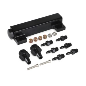 Collecteur / répartiteur de dépression pour admission avec 6 voies, raccords et embouts 1/8NPT