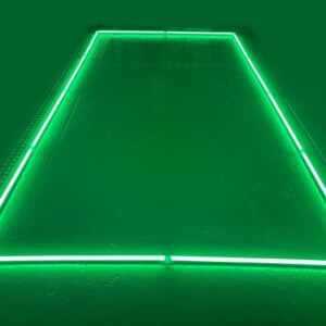 Lampe LED de plafond rectangle vert 2.4M x 4.8M 192W