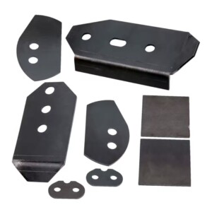 Plaques de renfort à souder pour berceau arrière BMW E46