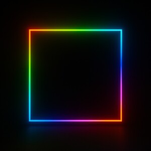 Lampe LED carrée RGB – 1,2 m x 1,2 m – 20W – 230V – IP54 – Contrôle Bluetooth