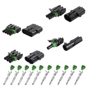 Kit connecteurs automobiles Delphi GM série 2.5mm – 146 pièces (1P/2P/3P/4P mâle + femelle) 12 volts