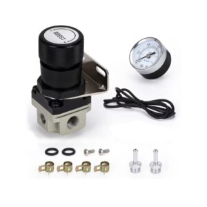 Robinet de pression de turbo avec manomètre intégré – “Boost Controller Manuel” – réglage 0 à 10 bars