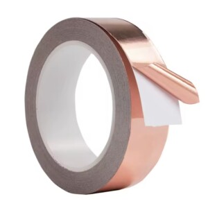 Ruban adhésif en cuivre pour isolation électrique et blindage haute température 600V largeur 5 à 50mm longueur 20 mètres