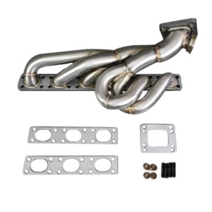 Collecteur échappement turbo BMW M50 M52 M54 S50 – Inox 42mm – Bride T3/T4 – WGate 44mm – Kit joints complet