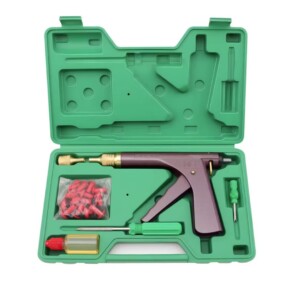Kit Pistolet Réparation Pneu Tubeless – Bouchons Champignons – Réparation Sans Démontage