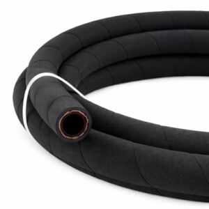 Durite Dash AN6 Push On Noire Renforcée – Ø10mm Intérieur / 16mm Extérieur – Haute Pression 100 Bars – Essence Diesel Refroidissement – Vendue au Mètre