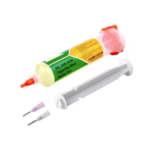 Flux Paste Électronique Transparent – Soudure CMS / SMD – Seringue 30 g – Rework & Réparation PCB