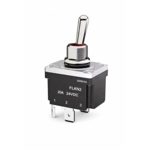 Interrupteur à levier étanche 4 broches LED rouge/verte 12V 24V haute puissance 20A IP67 – Toggle switch professionnel