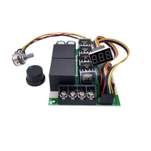 Contrôleur Vitesse PWM 12V 24V 60A – Module Ventilateur Radiateur Auto – Réglage 0-100% Affichage Numérique