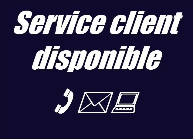 service client disponible mail téléphone