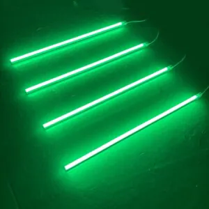 Lampada a barre LED verde 120cm 16W Palestra, garage, barbiere