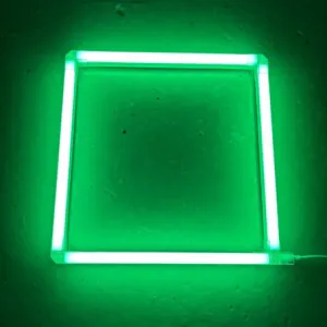 Lampe led de plafond 1 carré 0,5M x 0,5M 24W Vert detailing garage barber