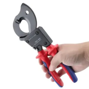 Pince coupante coupe tout à crans pour câbles et tuyaux 36mm